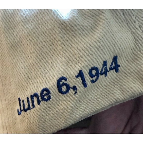 D-Day 1944 Normandy embroidered Op Overlord memorial 70th cap hat 100% cotton - Picture 5 of 7